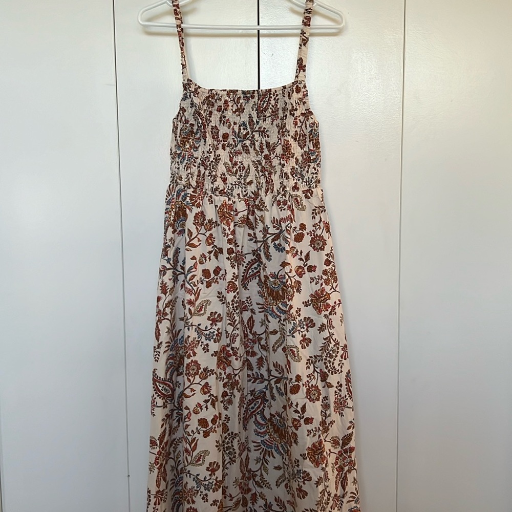 Old Navy Midi Dress with Keyhole Back